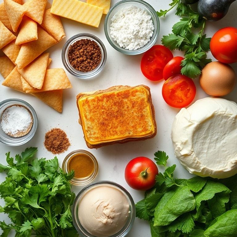 Ingredients for Mini Grilled Cheese Sandwiches – Easy Homemade Comfort Food
