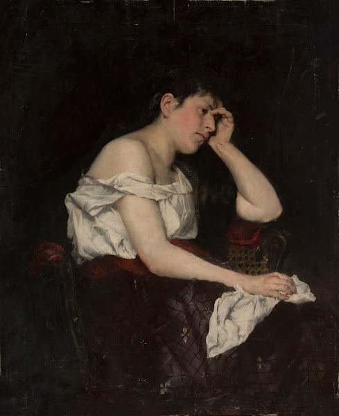 Woman in reverie 1888