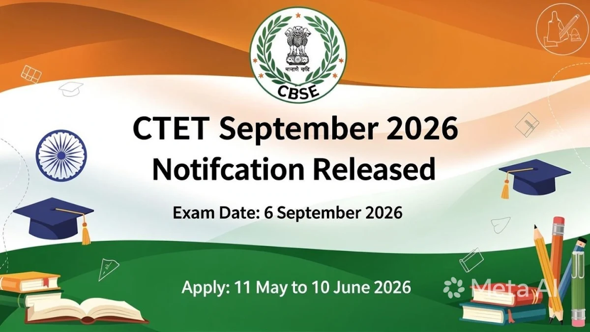 CTET 2026 Notification PDF and Exam Date