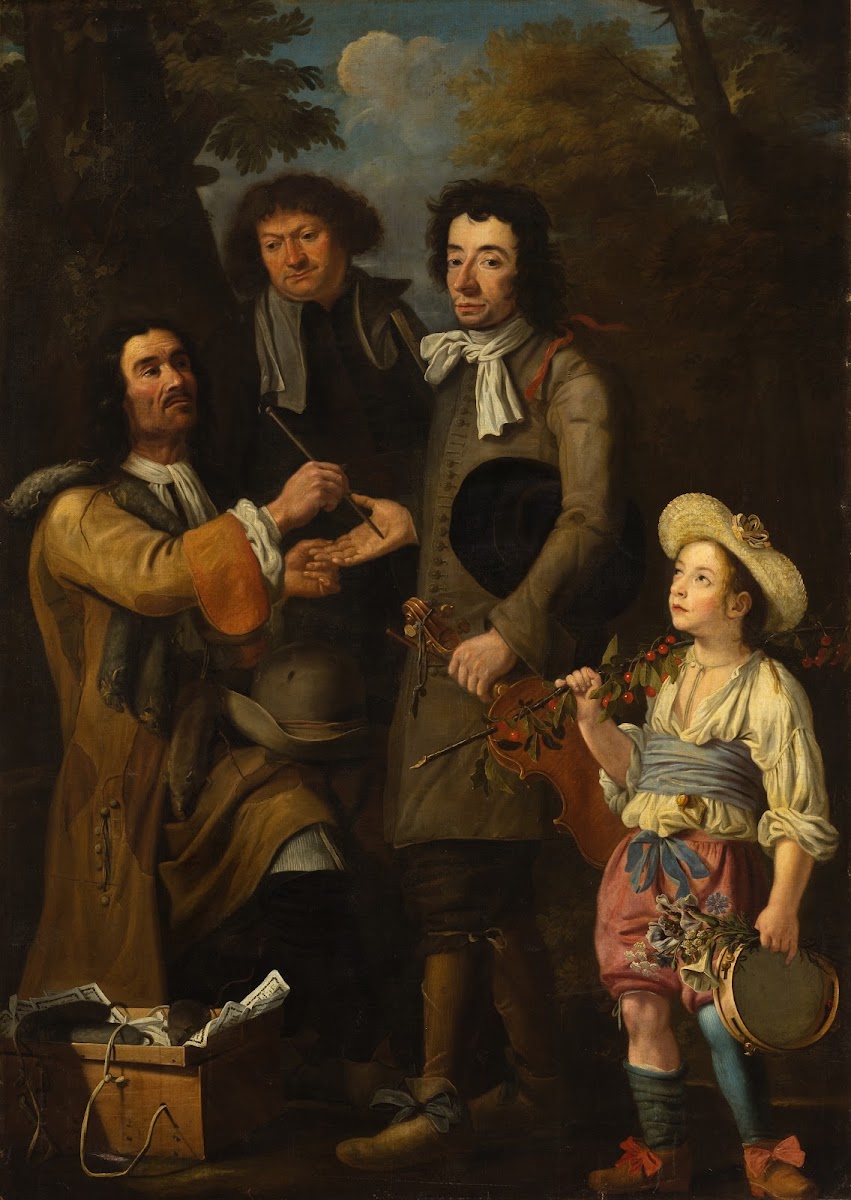 The Fortune Teller or Allegory of the Five Senses circa 1730