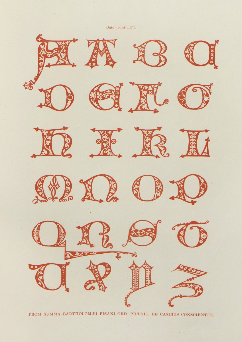 Alphabets  numerals and devices of the middle ages Pl20 1845
