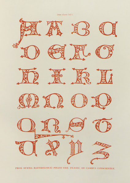Alphabets  numerals and devices of the middle ages Pl20 1845