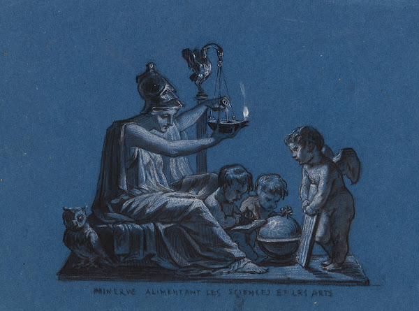 Minerve alimentant les Sciences et les Arts 1800