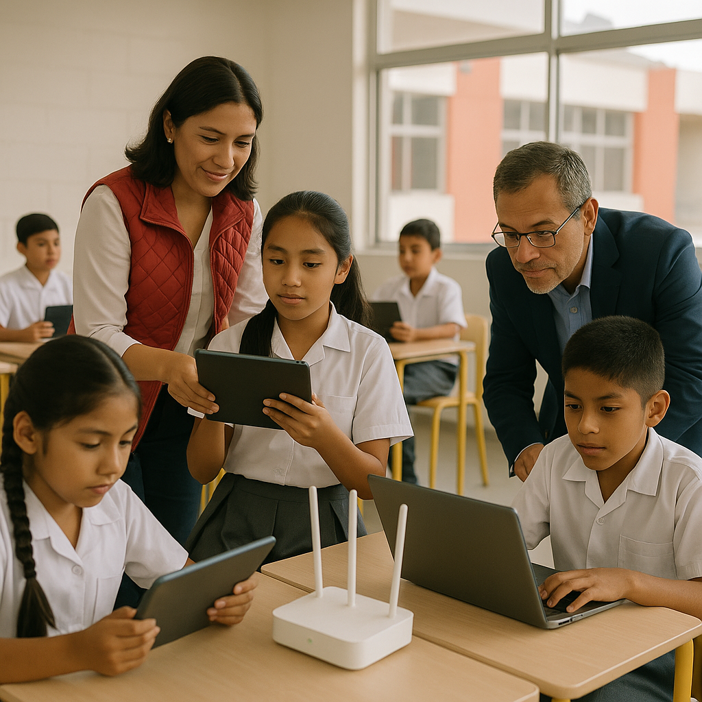 Impulso a la Educación Online en Perú con Construcción de Colegios y Conectividad Total para 2027