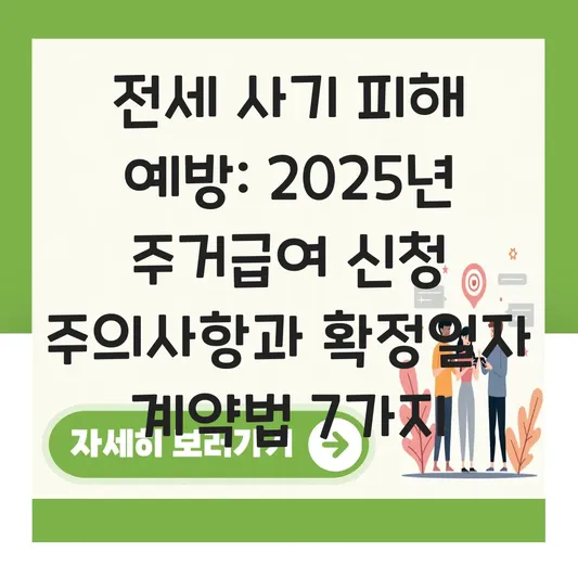 전세 사기 피해 예방을 위한 주거급여 신청 시 주의사항 및 확정일자 부여 임대차 계약서 작성법 대표 이미지