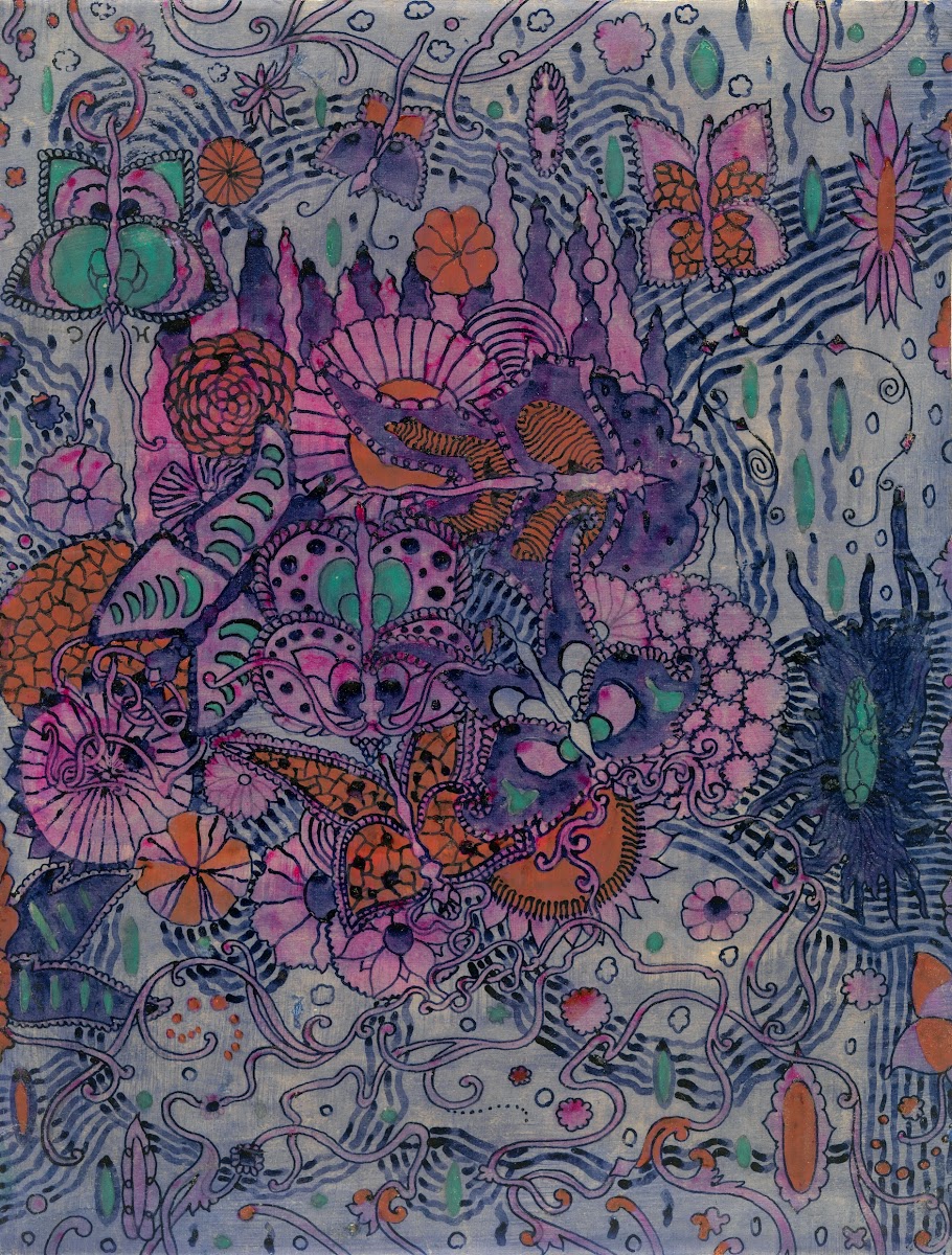 A Butterfly Textile Design for Sefton Fabrics Belfast 1918 1919