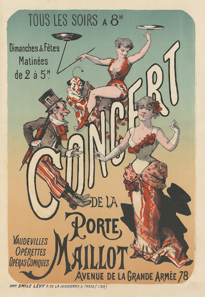 Tous les soirs à 8 h Concert de la Porte Maillot avenue de la Grande Armée 78 18