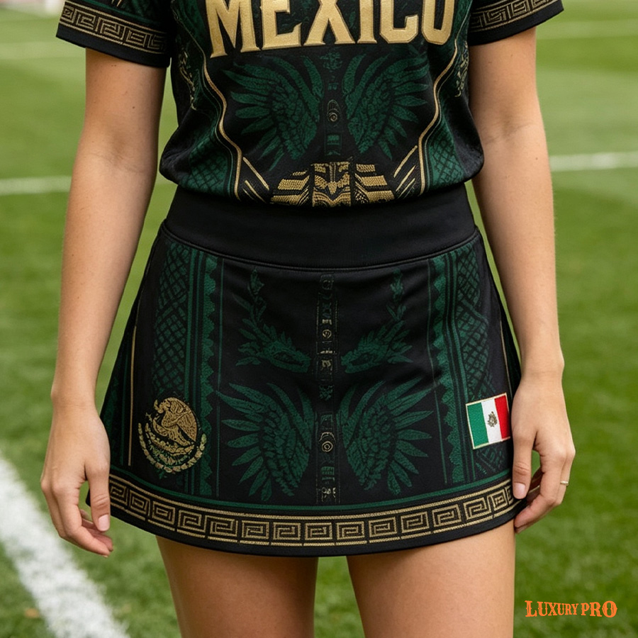 AOP MEG Soccer Sports Skirt