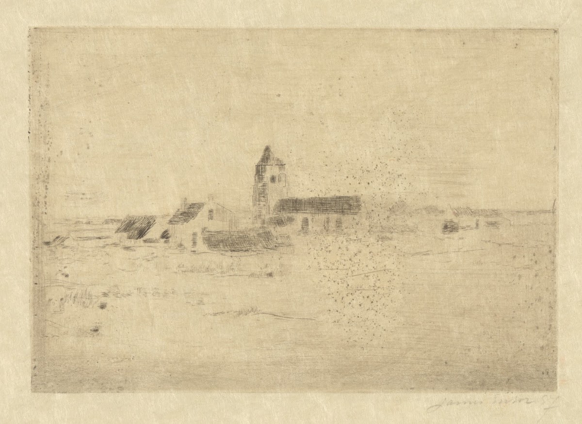 Klein gezicht op Mariakerke 1887