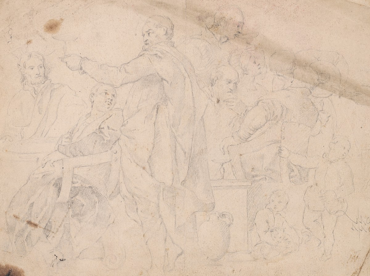 Ten Figures at Table