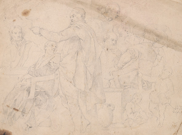 Ten Figures at Table