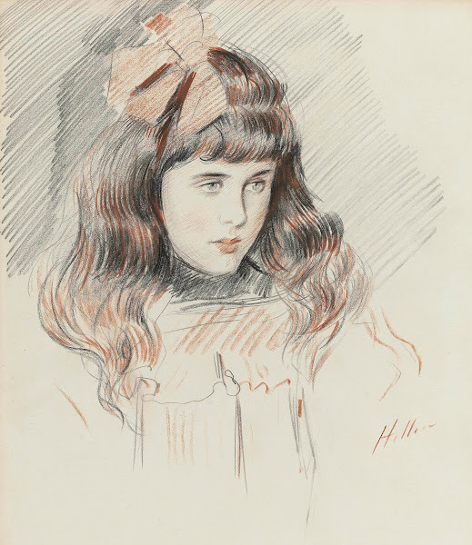 Portrait of Ellen Helleu the artists daughter