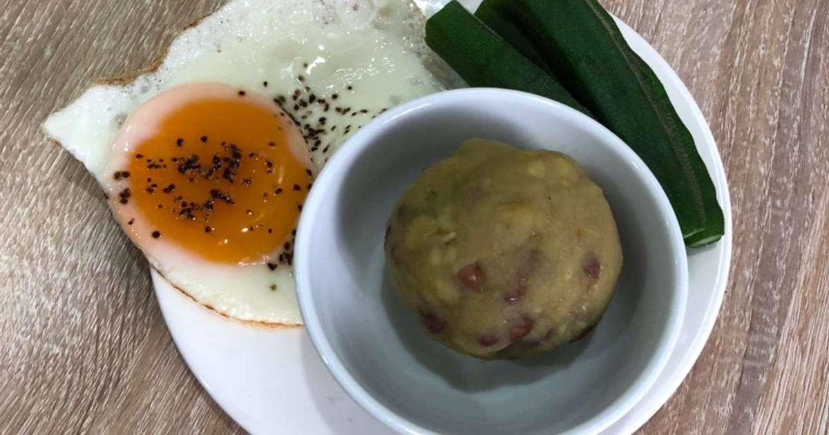 Bánh khoai lang đậu đỏ nguyên hạt eat clean siêu dễ nè