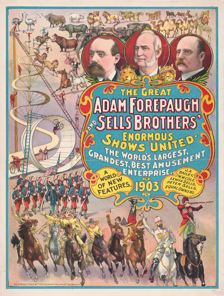 The great Adam Forepaugh and Sells Brothers enormous shows united 1903