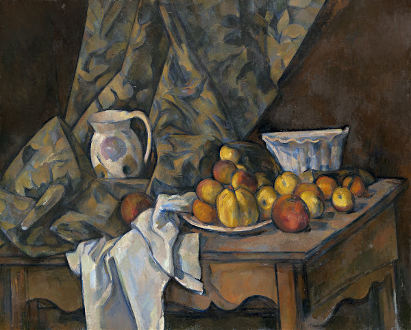 Still Life with Apples and Peaches c 1905