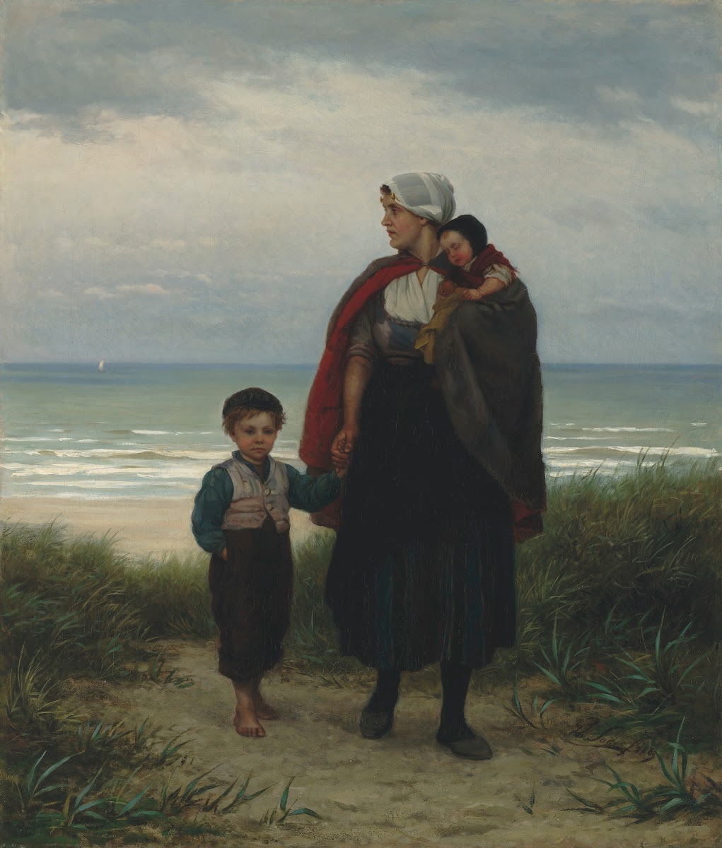 Setting out to sea a farewell to father 1889