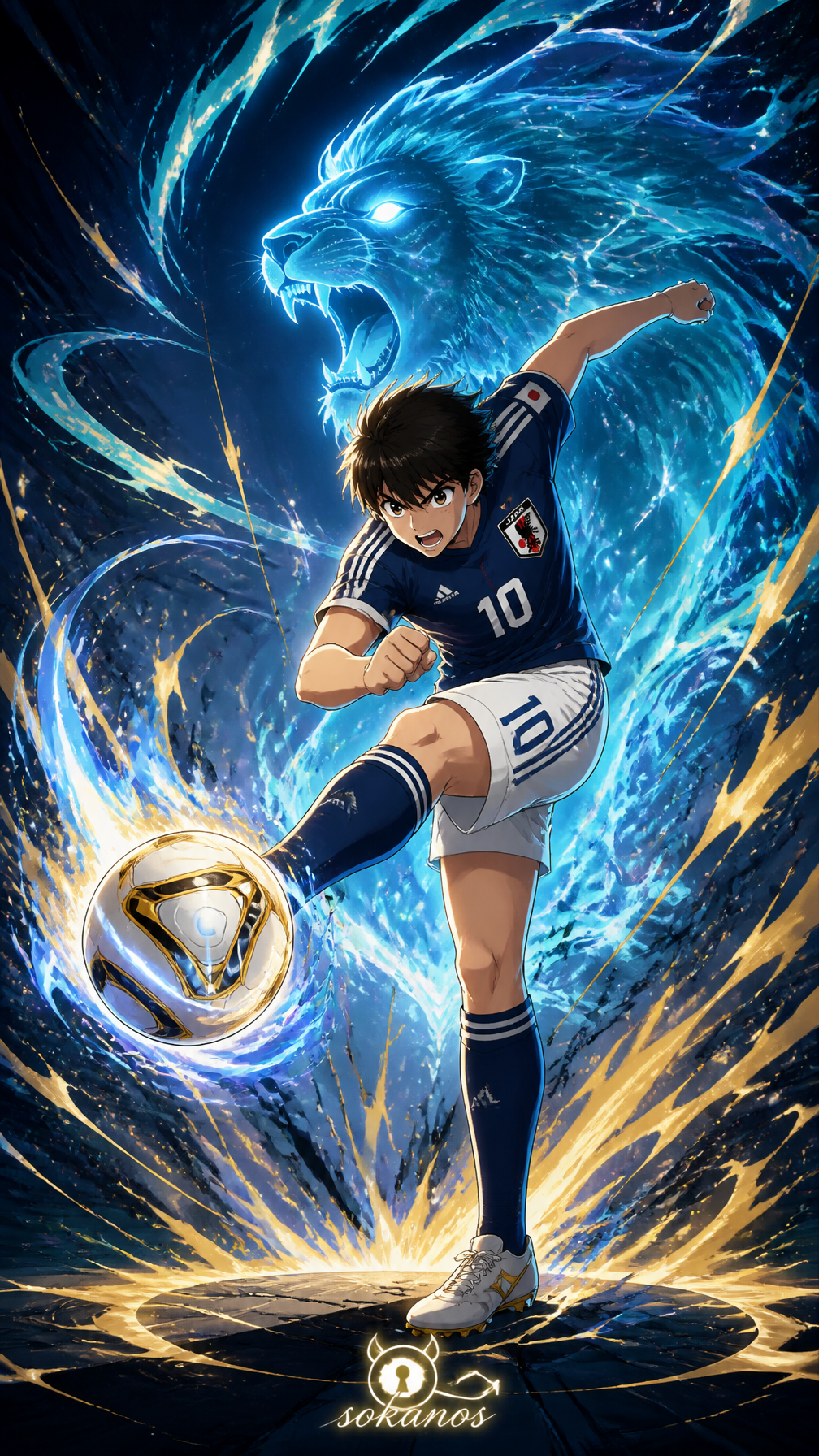 Un póster de anime legendario de primera calidad