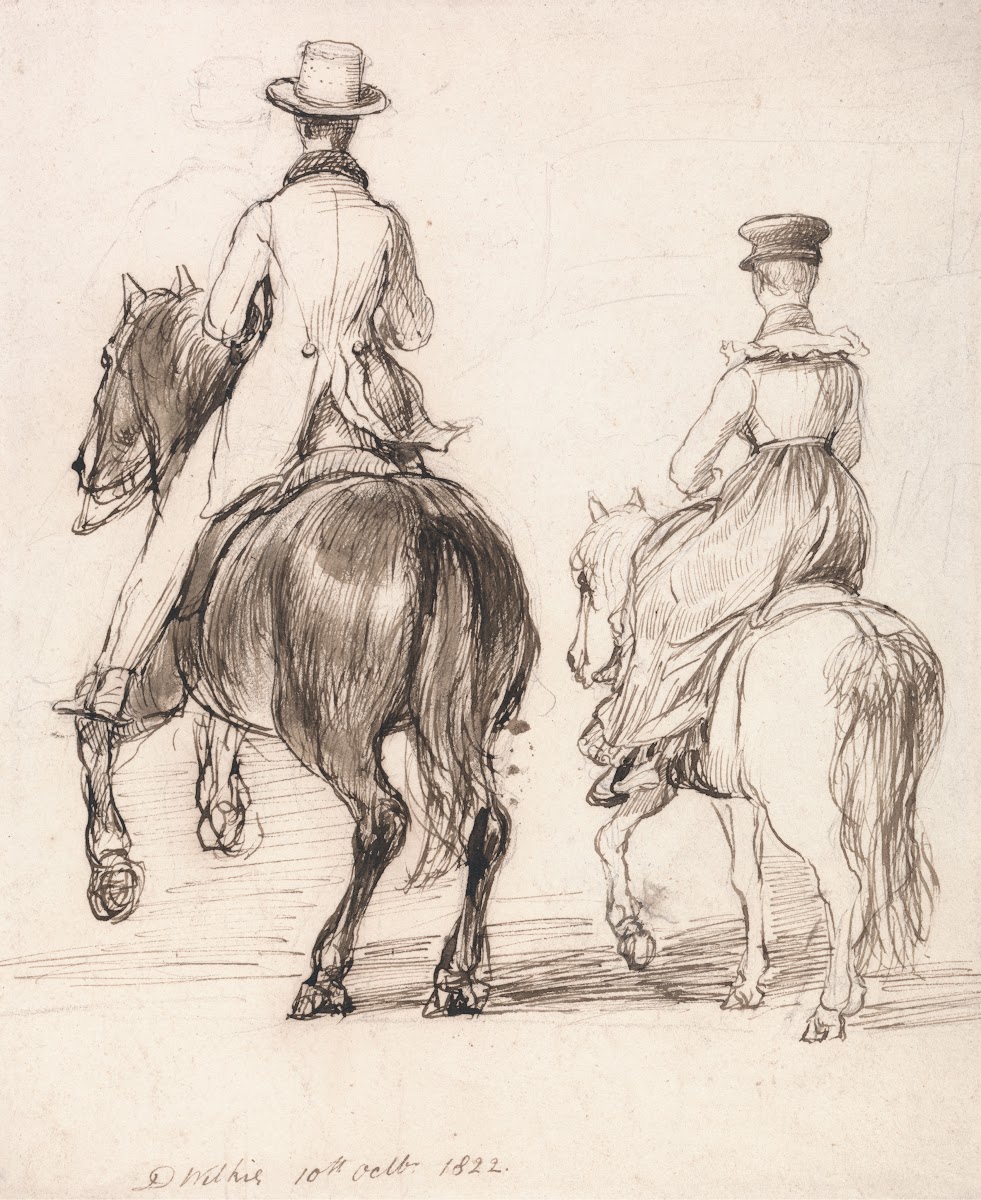 Two Riders Seen from Behind 1822