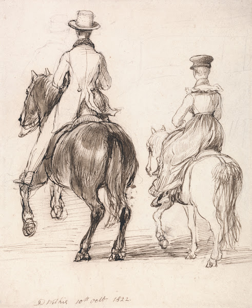 Two Riders Seen from Behind 1822