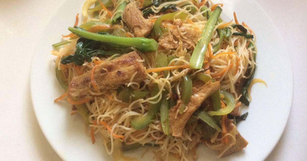 Bún xào chay