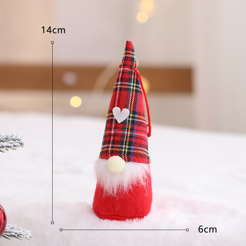 Decorative gnome figure with reindeer antlers