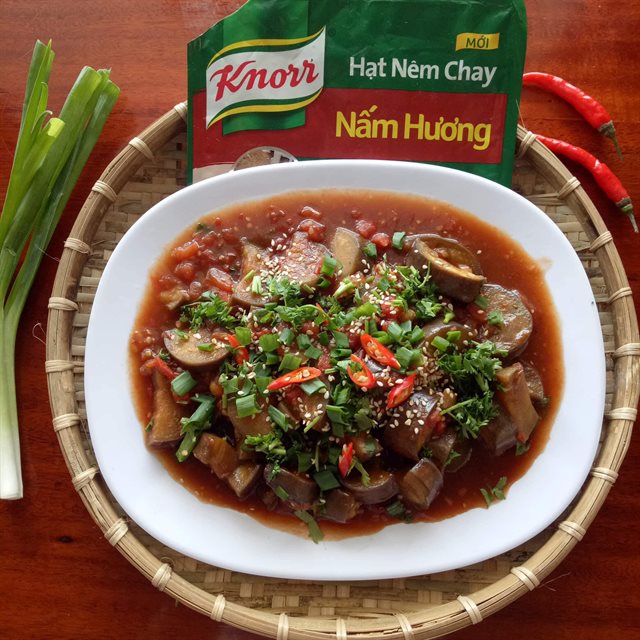 Cà Tím Sốt Dầu Hào