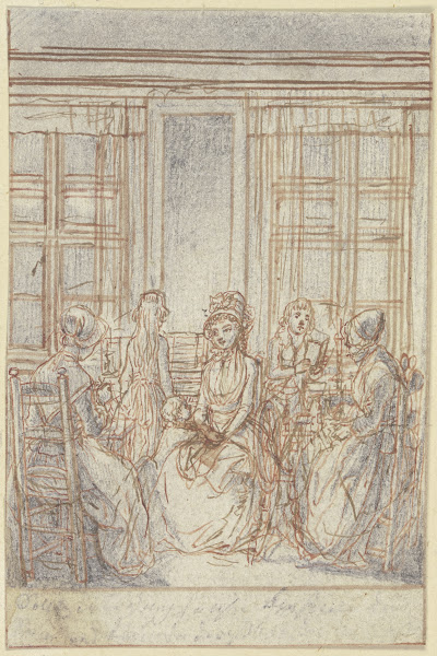 In the middle of a room ca 1795