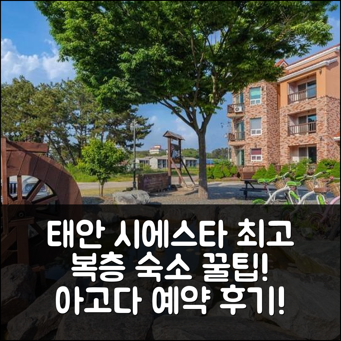 태안 시에스타펜션: 태안 최고의 복층 숙소 예약 후기 꿀팁! - 아고다 호텔 추천