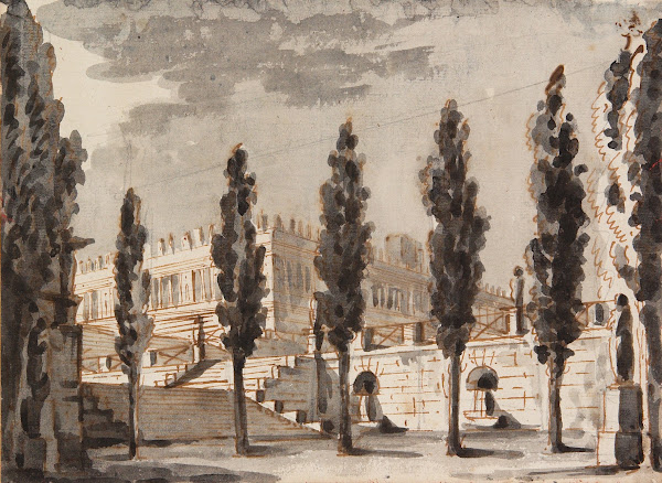 Stage Design Set Proposal For A Ballet C 1790