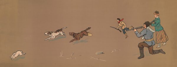 Rabbit shooting 1900