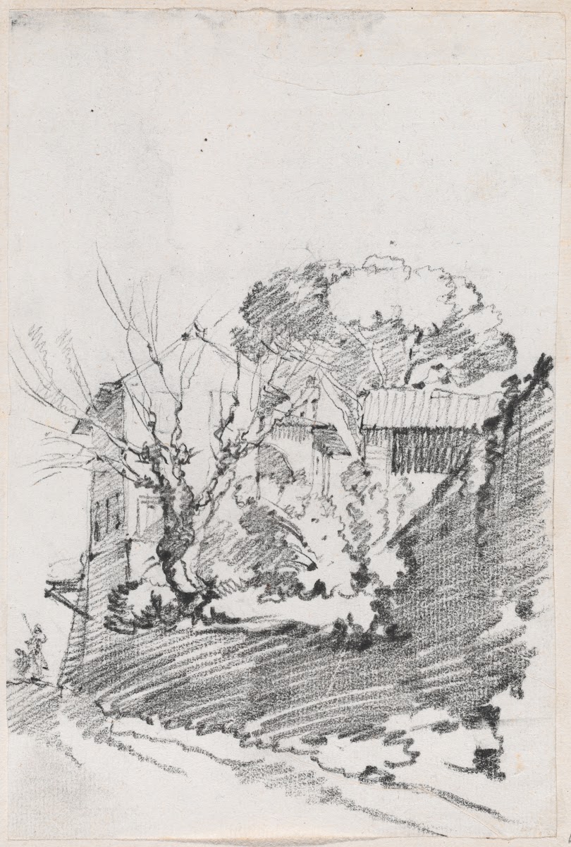 Houses beside a Road in Italy 1744 1750