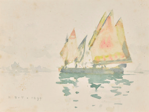 Venetian Barges 1899
