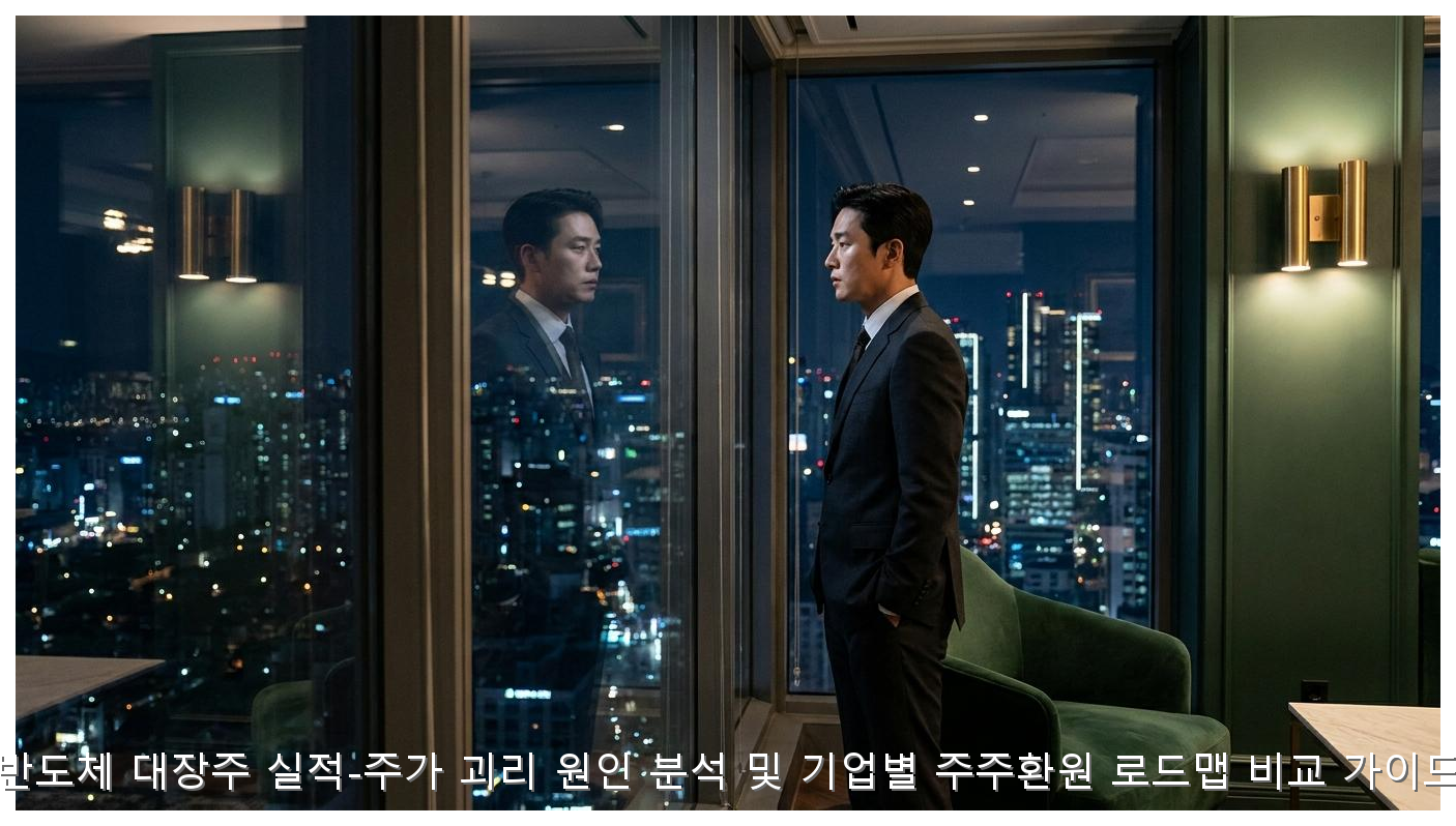 반도체 대장주 실적-주가 괴리 원인 분석 및 기업별 주주환원 로드맵 비교 가이드 핵심 안내 및 분석 인포그래픽 (6)