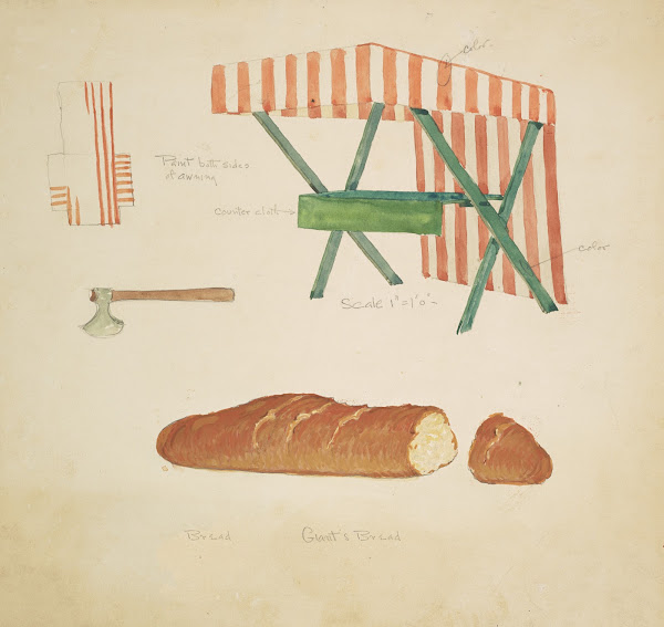 Jack and the Beanstalk Props 4 Giants Bread Axe Awning 1934 1943