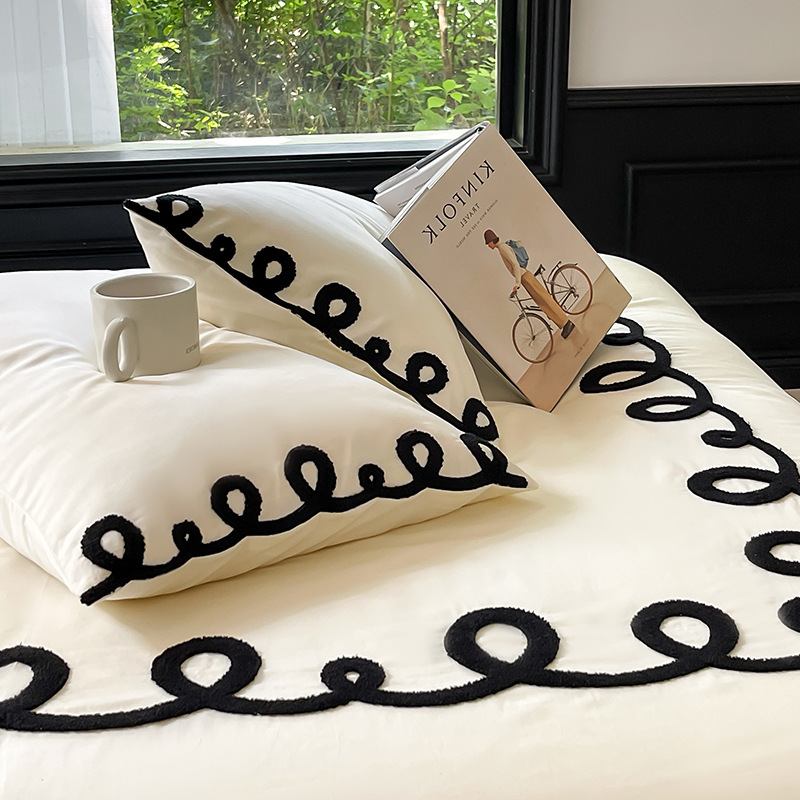 Nordic Bedding Set, Long-Staple Cotton, Embroidered