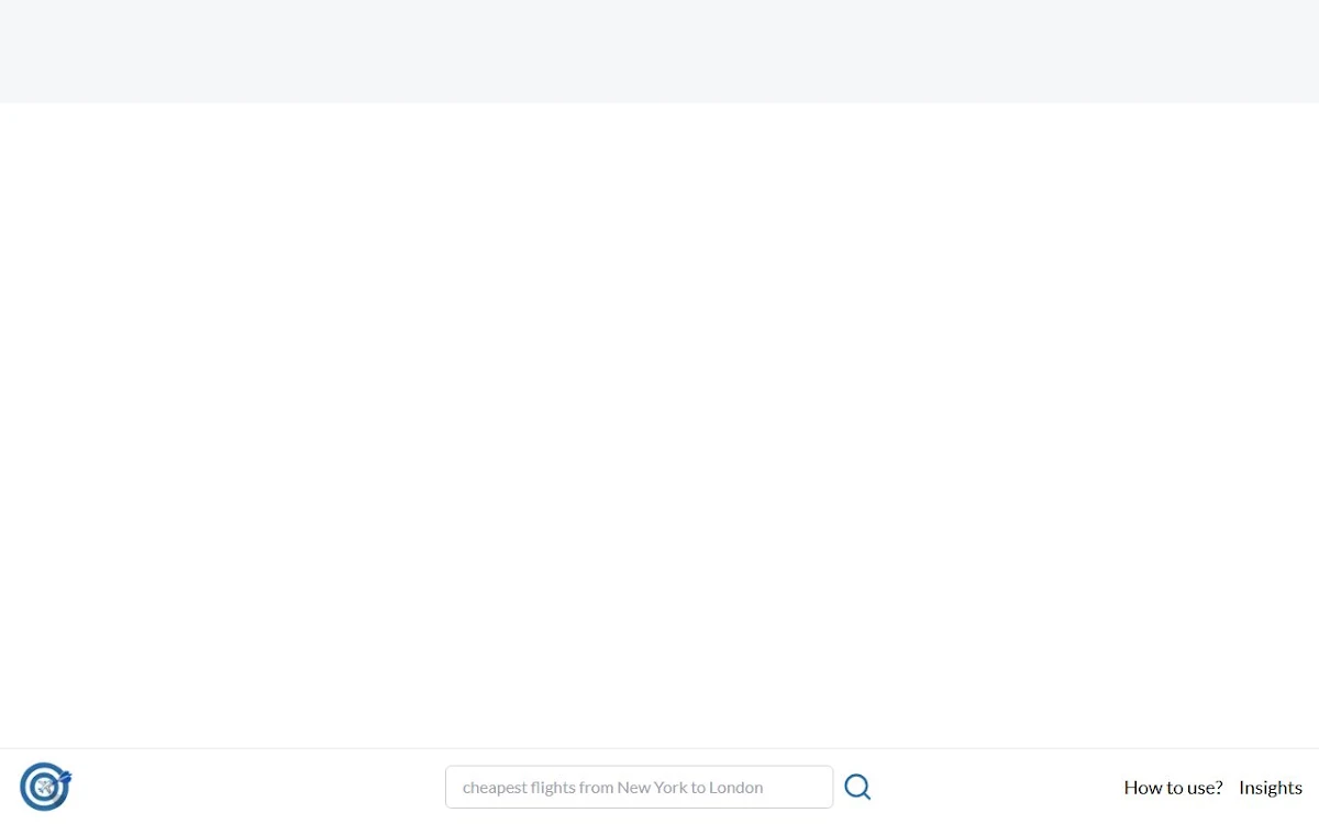 Captura de fin.flights - AI-Powered Flight Search