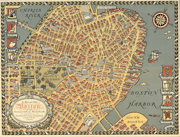 Old Boston In The Commonwealth Of Massachusetts 1929