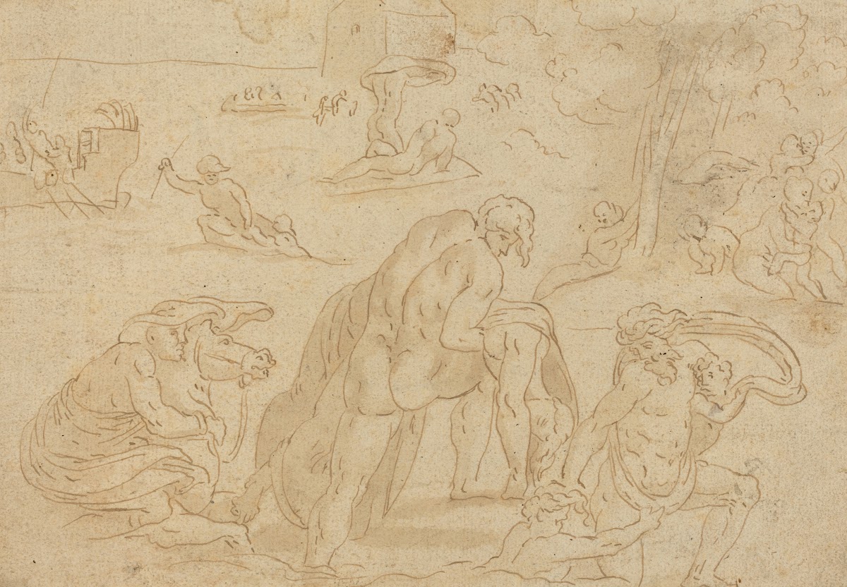 The Deluge from the Loggia of the Vatican