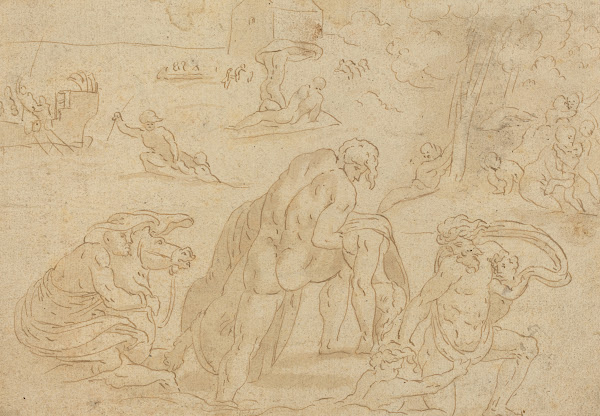 The Deluge from the Loggia of the Vatican
