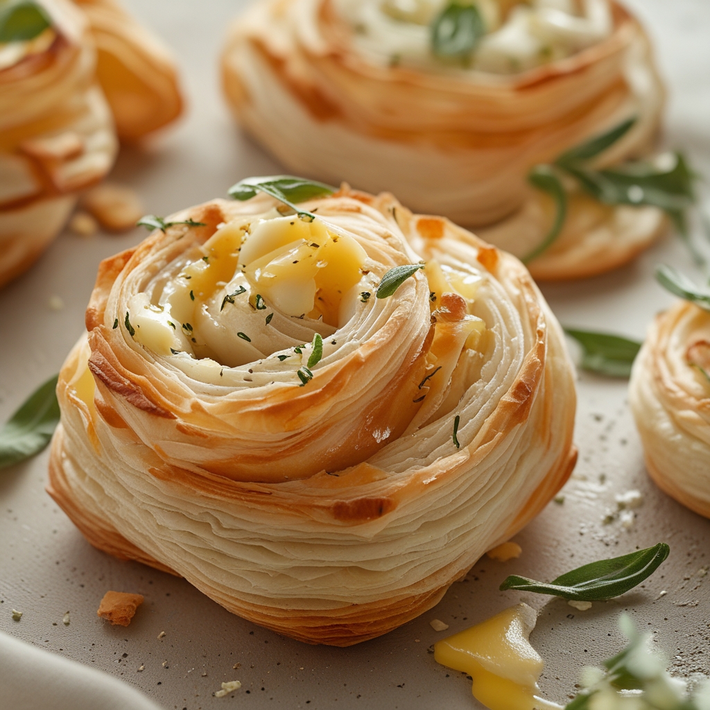 Final Crispy Sun-Dried Tomato & Artichoke Puff Pinwheels