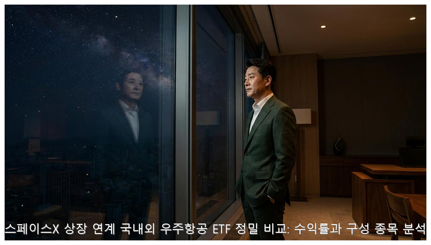 스페이스X 상장 연계 국내외 우주항공 ETF 정밀 비교: 수익률과 구성 종목 분석 핵심 안내 및 분석 인포그래픽 (2)