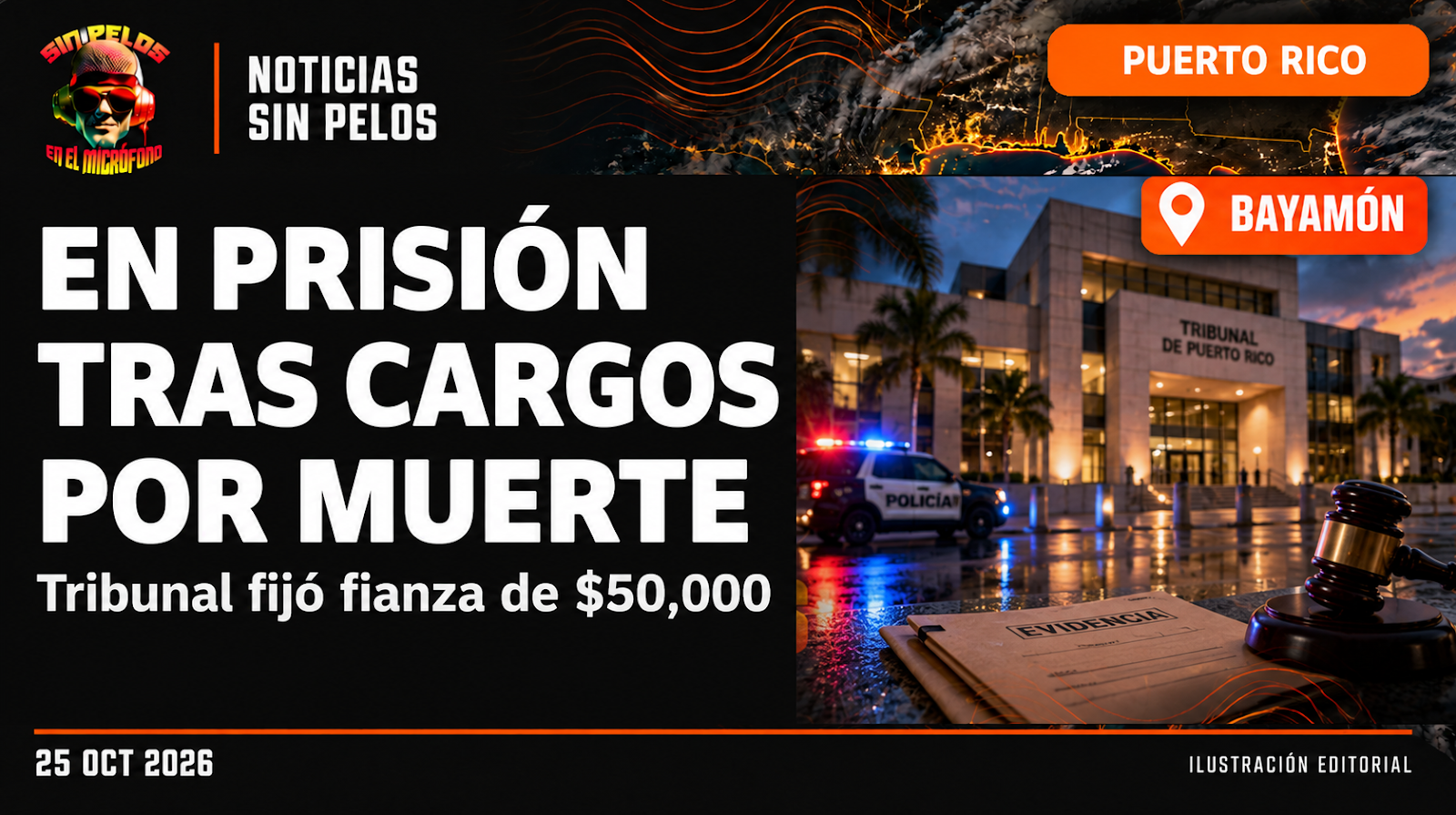 Tribunal encuentra causa contra mujer imputada por la muerte de su esposo en Bayamón