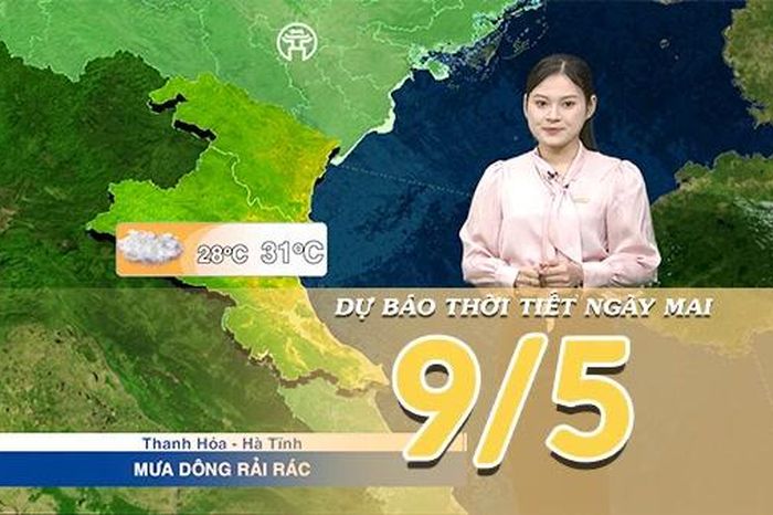 [Video] Dự báo thời tiết đêm nay và ngày mai ngày 9/5/2026: Bắc Bộ tiếp tục mưa dông, Nam Bộ nắng nóng gia tăng - Báo Nhân Dân