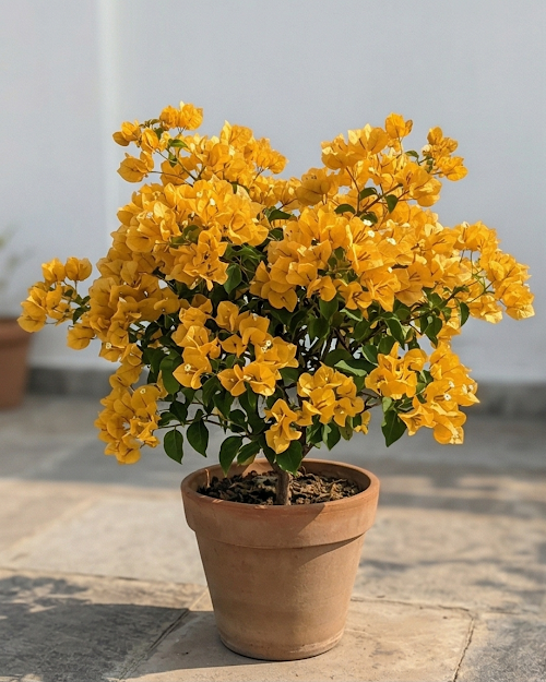 Imported Butterfly Yellow Bougainvillea Plant