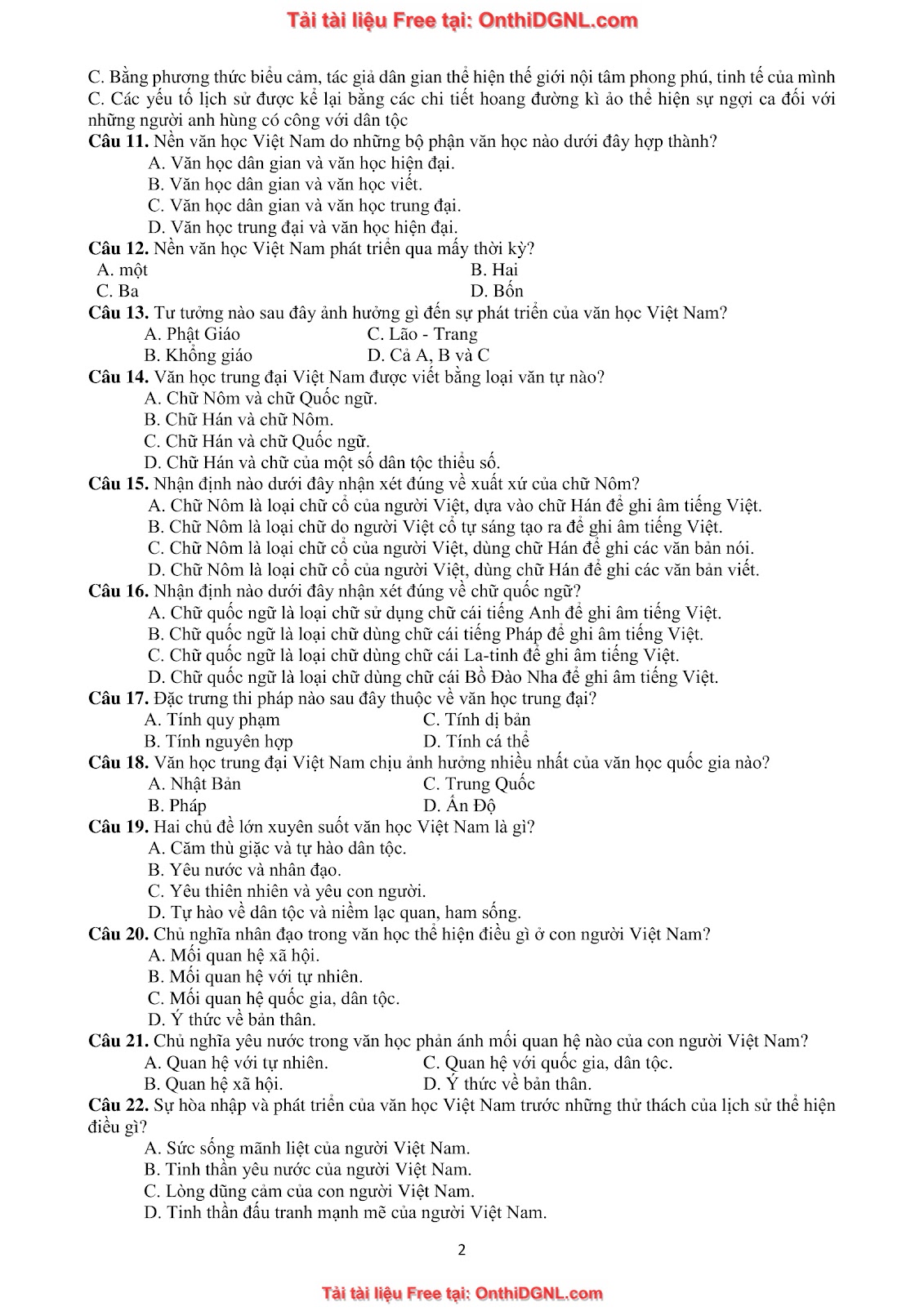 39 Đề ôn HSA - ĐỊnh tính