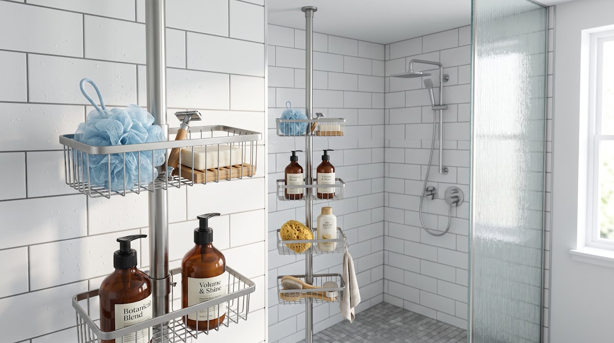 Best Shower Caddies for Bathroom Storage (2026) - PRODUCT 2 — IN CONTEXT