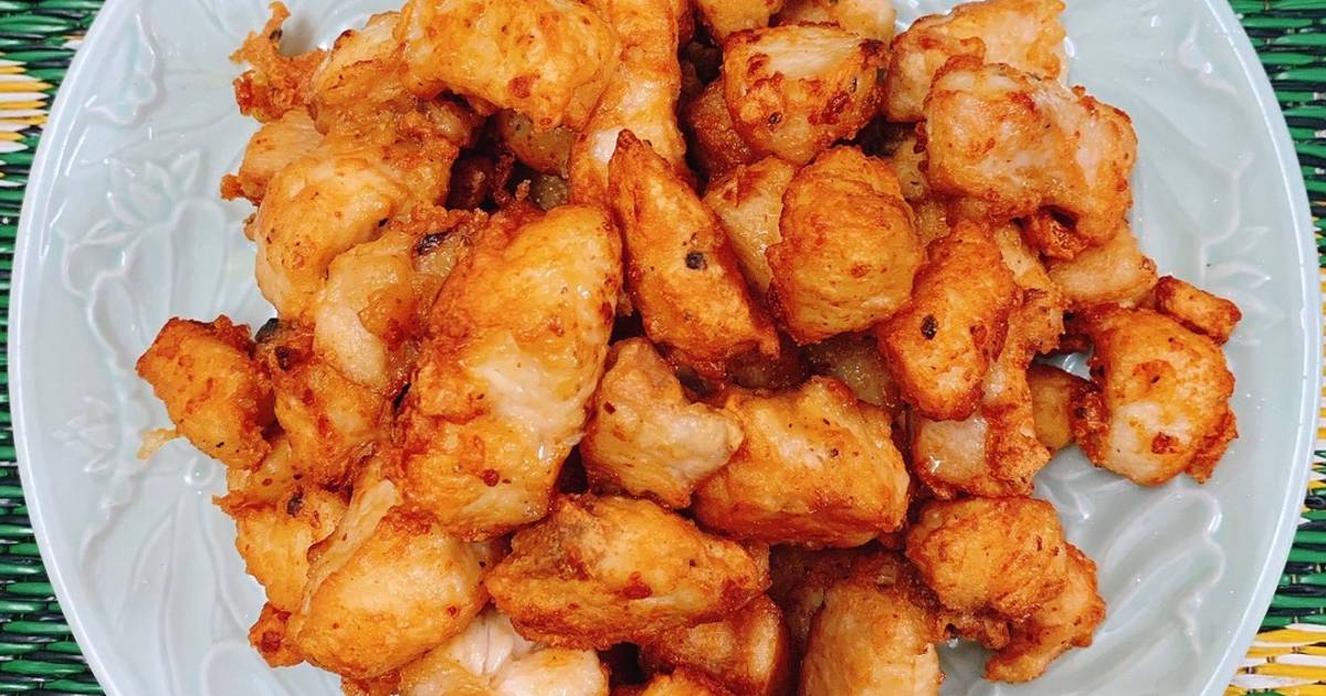 Gà viên tẩm bột chiên