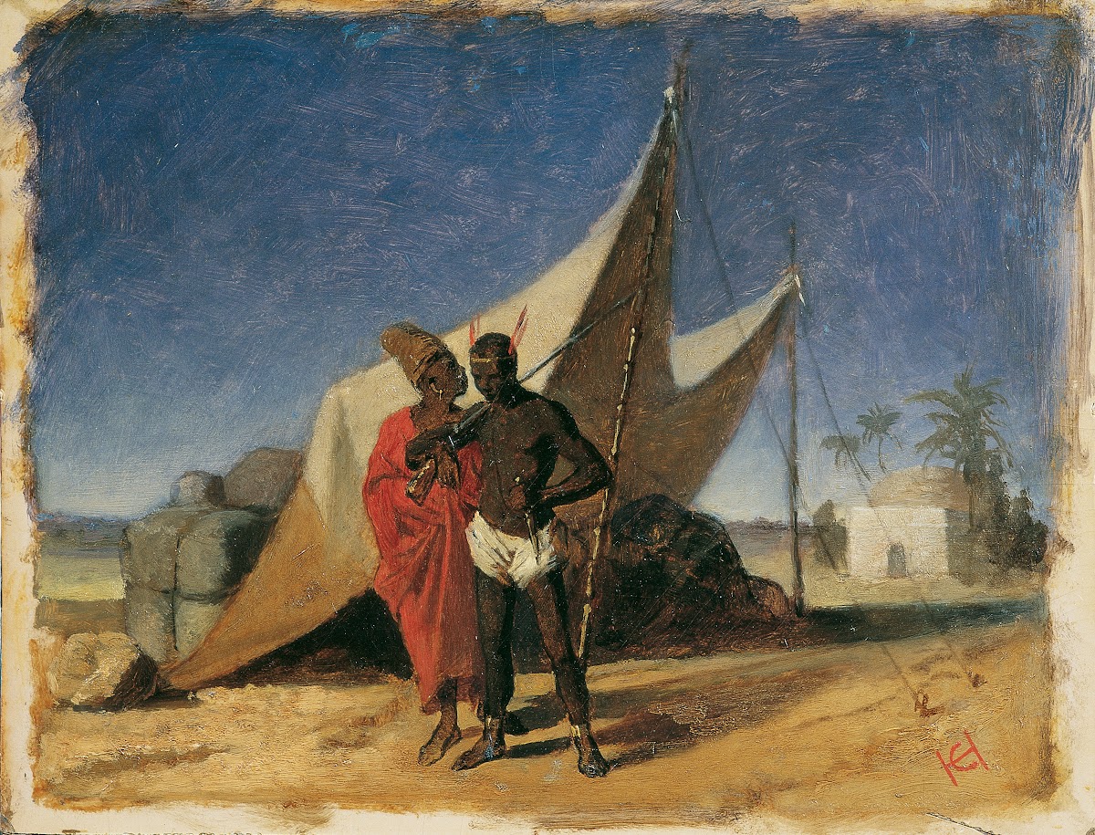 Szene In Nordafrika 1875