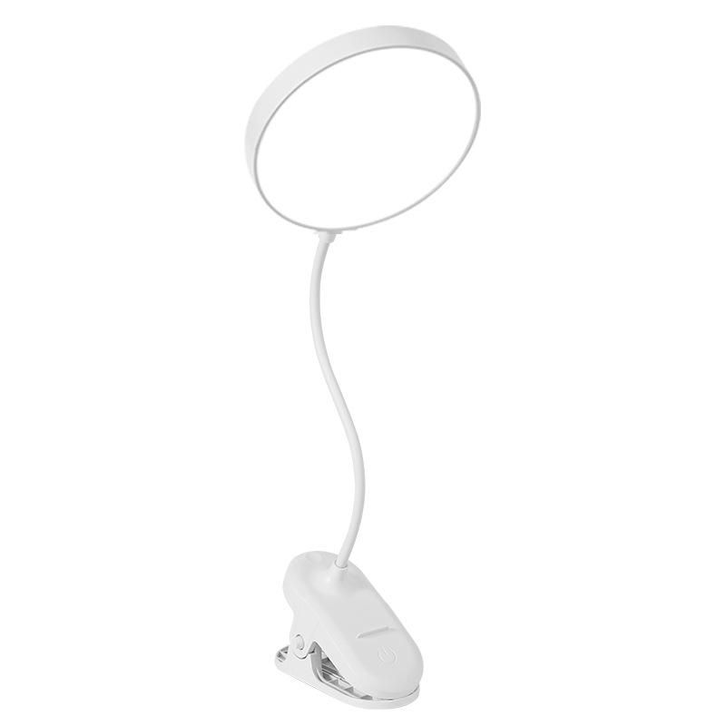 Eye-friendly LED clamp lamp for studying and reading