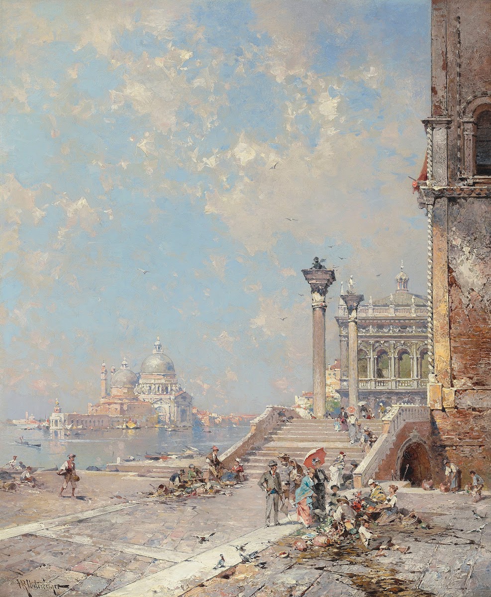 Ponte di Paglia Riva Schiavoni Venice circa 1894